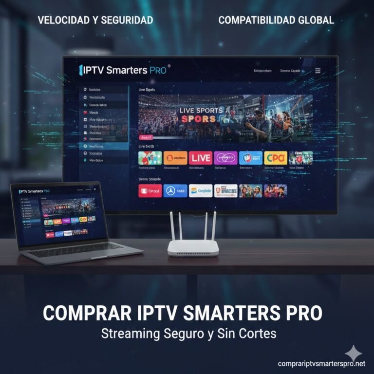 Plataforma oficial para comprar iptv smarters pro con streaming estable iptv españa en Smart TV, laptop y smartphone.