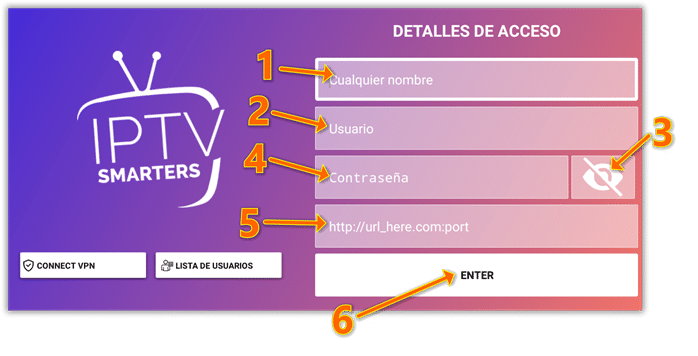 Vista detallada de la biblioteca de películas y canales internacionales disponible al comprar iptv smarters pro.