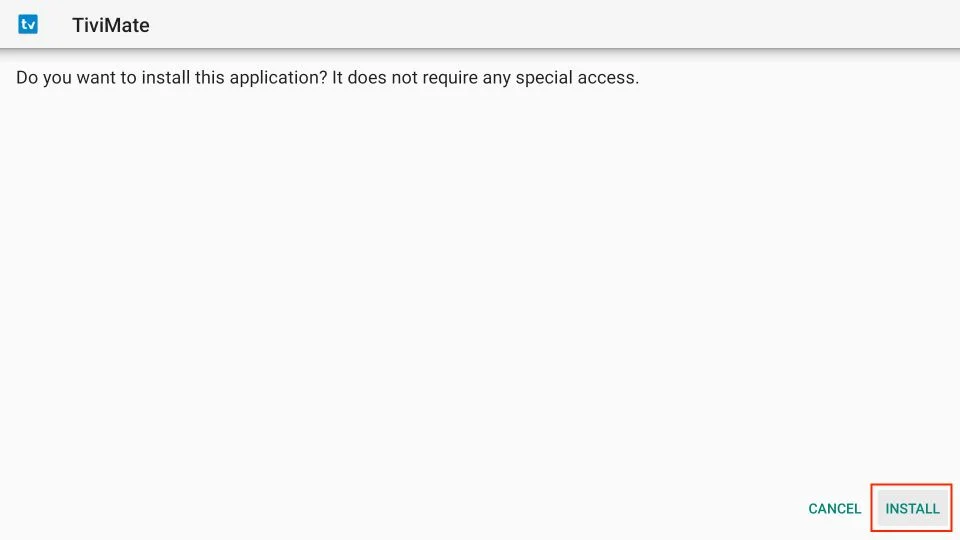 Interfaz premium de TiviMate configurada para ofrecer una experiencia de iptv sin cortes en una Smart TV 4k.