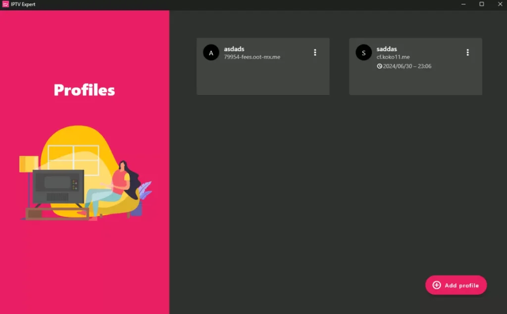 Interfaz de categorías de series y películas en una lista iptv españa premium con títulos de Netflix y estrenos.